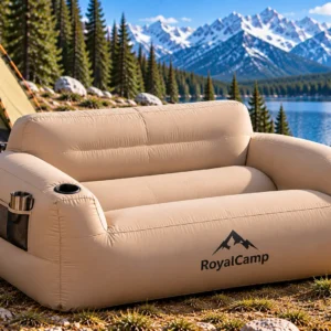 RoyalCamp Luxury Inflatable Camping Sofa – 2 Person Outdoor Air Sofa